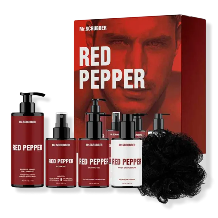 Red Pepper Perfumed Men’s Essentials Set