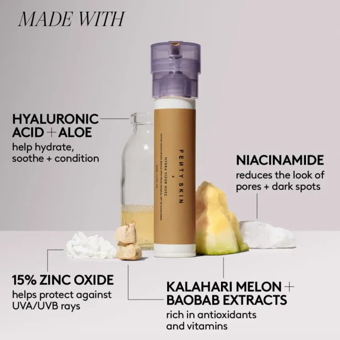 Hydra Vizor Huez Tinted Moisturizer Broad Spectrum Mineral SPF 30 Sunscreen Refill