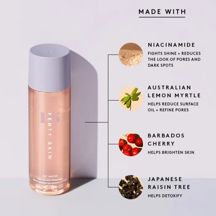 Fat Water Niacinamide Pore-Refining Toner Serum with Barbados Cherry