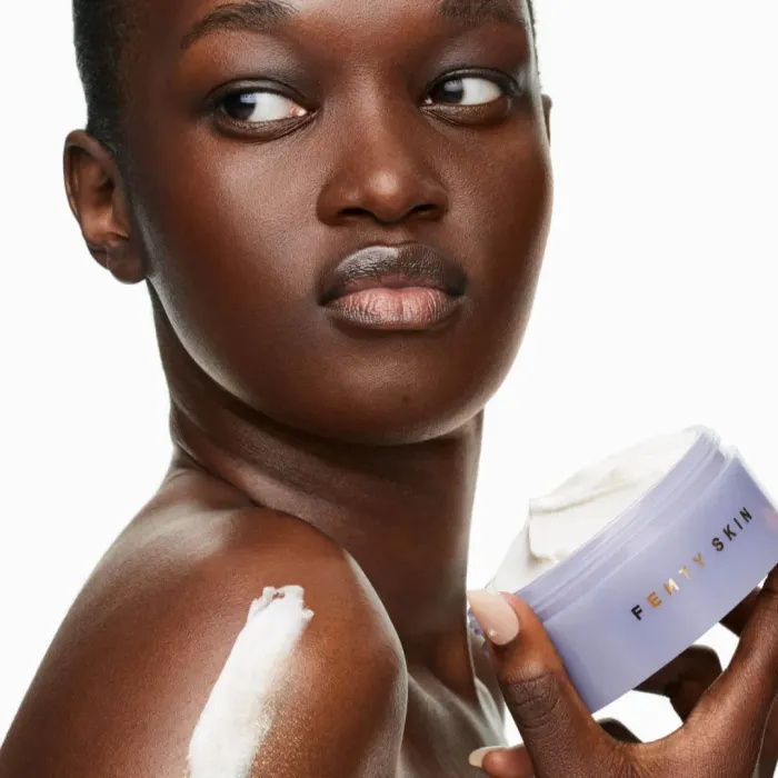 Butta Drop Whipped Oil Body Cream with Tropical Oils + Shea Butter Fenty Fresh Shimmering