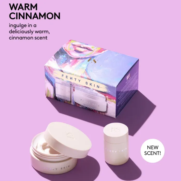 Shimmer N Spice Warm Cinnamon Shimmering Lip + Body Duo