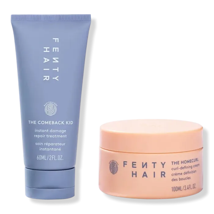 Fenty Beauty The Curl Crew Instant Damage Repair Treatment + Curl-Defining Set