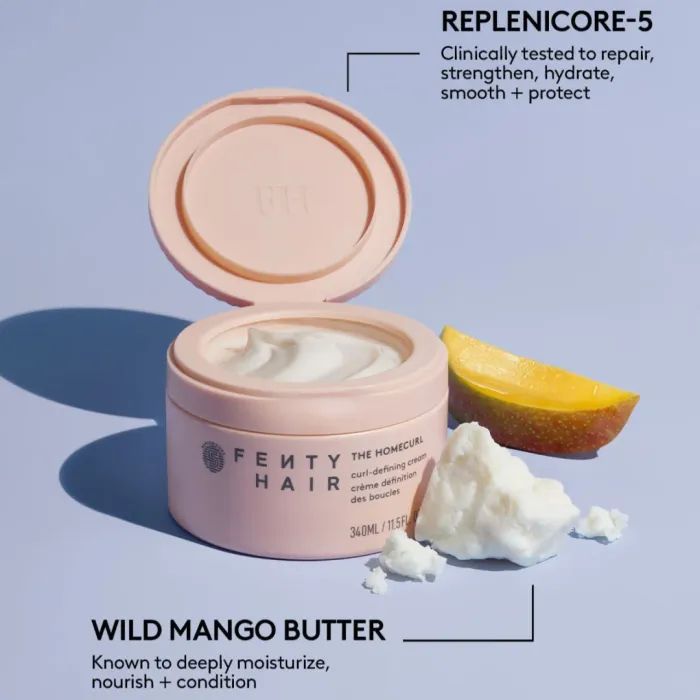 Fenty Beauty The Curl Crew Instant Damage Repair Treatment + Curl-Defining Set