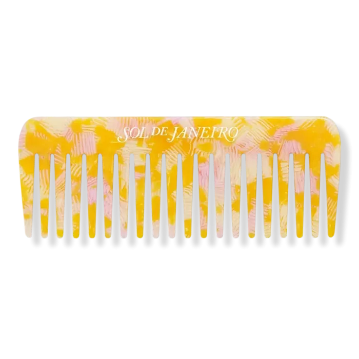 SOL Yellow Wide Tooth Comb