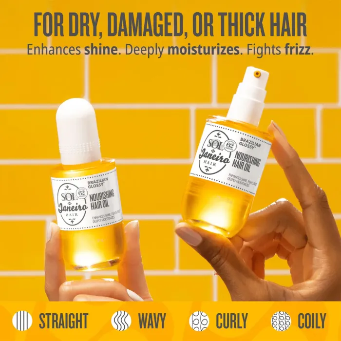 Brazilian Glossy Nourishing Hair Oil