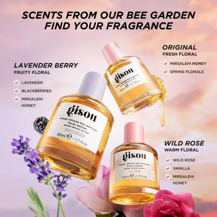 Honey Infused Hair Perfume Lavender Berry