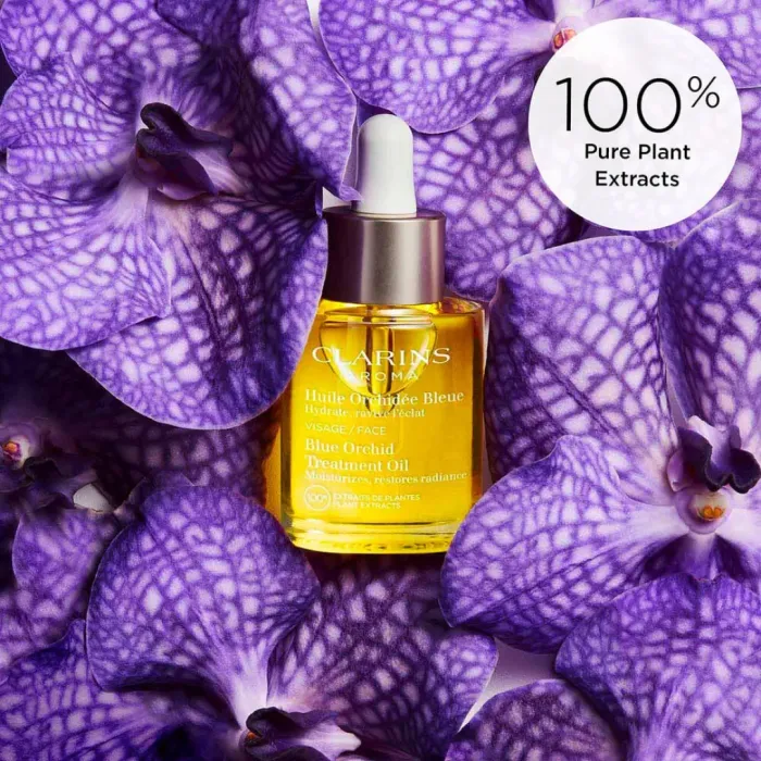 Blue Orchid Hydrating Face Treatment Oil for Dry Skin
