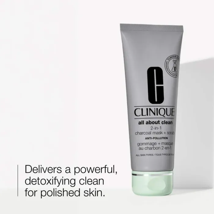 All About Clean™ 2-in-1 Charcoal Mask + Scrub