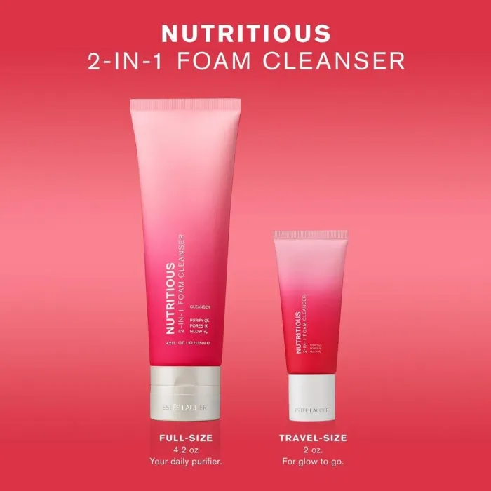 Nutritious 2-in-1 Foam Cleanser/Purifying Mask