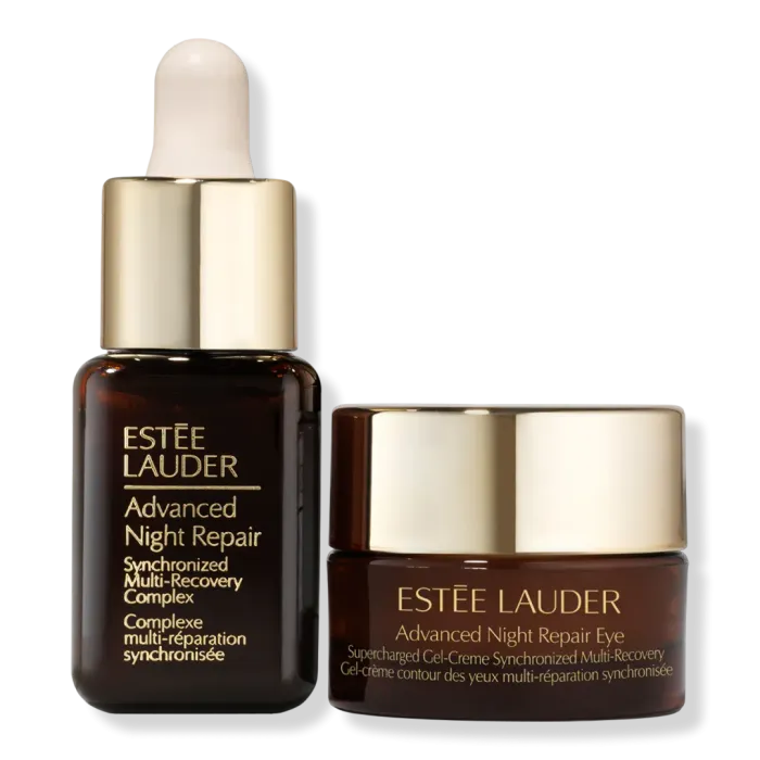 Powerful Nighttime Repair Repair Serum + Eye Gel-Creme Mini Skincare Set
