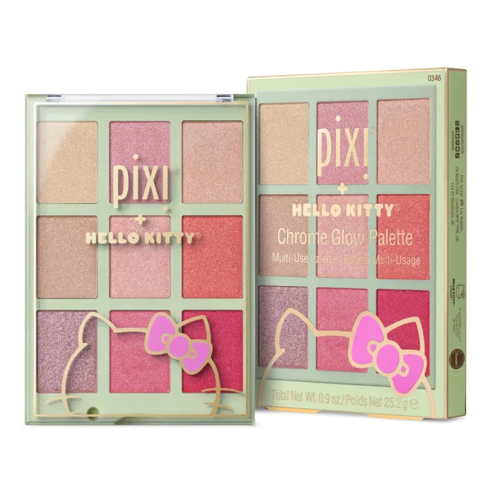 Pixi + Hello Kitty Chrome Glow Palette