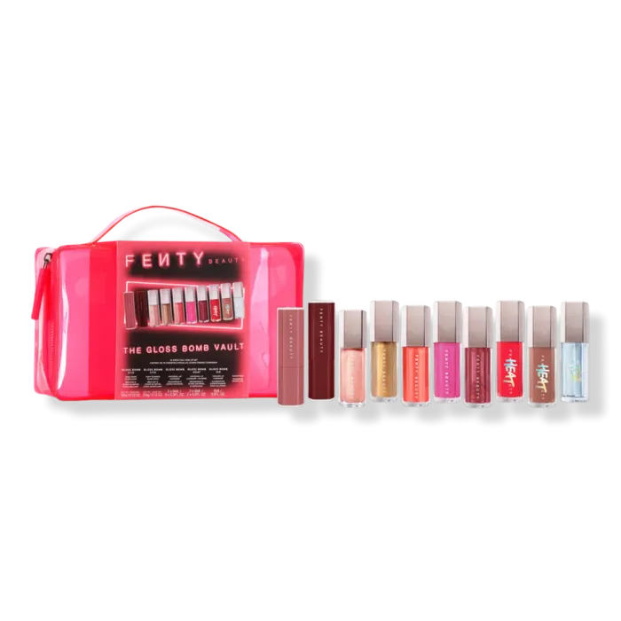 The Gloss Bomb Vault 10-Piece Full-Size Lip Set