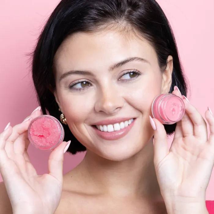Dragonfruit Acai Berries Lip Care Set + Lip Scrubber