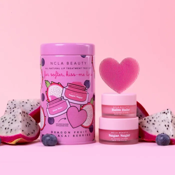 Dragonfruit Acai Berries Lip Care Set + Lip Scrubber