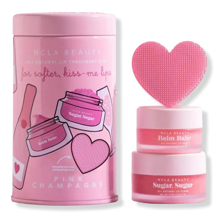 Pink Champagne Lip Care Duo + Lip Scrubber