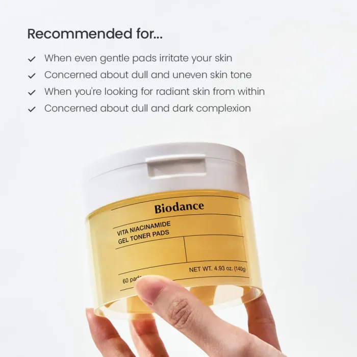 Vita Niacinamide Gel Toner Pads