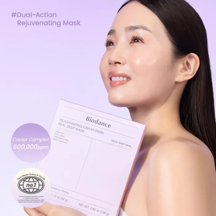 Rejuvenating Caviar PDRN Real Deep Mask