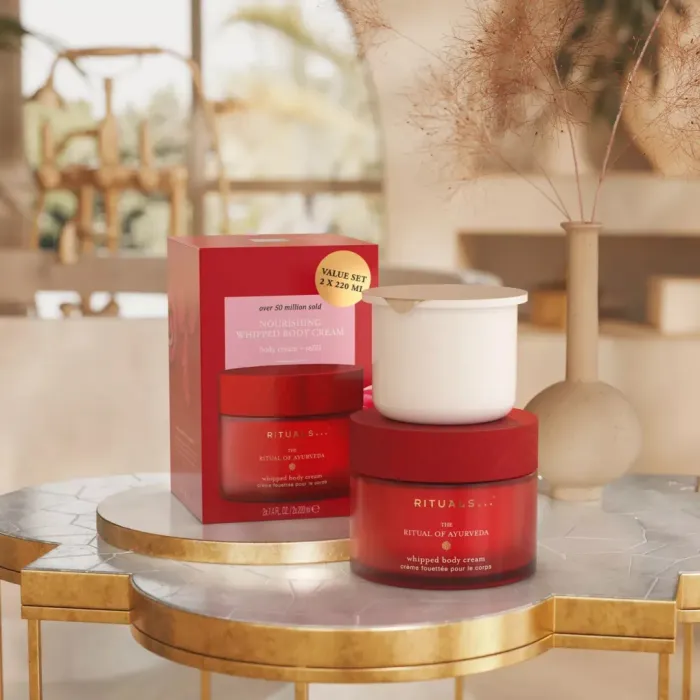 The Ritual of Ayurveda Body Cream and Refill Pack