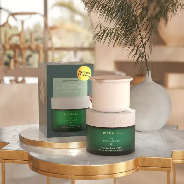 The Ritual of Jing Body Cream and Refill Pack
