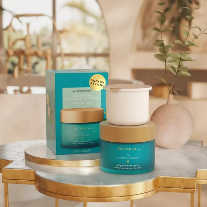 The Ritual of Karma Body Cream and Refill Pack