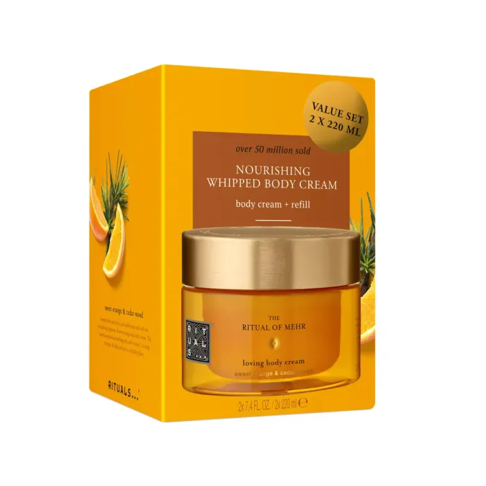 The Ritual of Mehr Body Cream and Refill Pack
