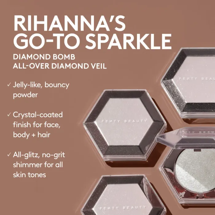 Diamond Bomb All-Over Diamond Veil Mini