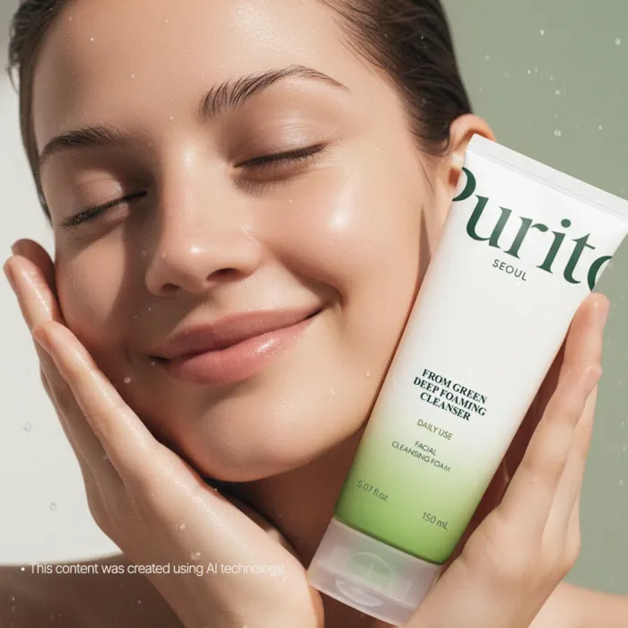 From Green Deep Foaming Cleanser