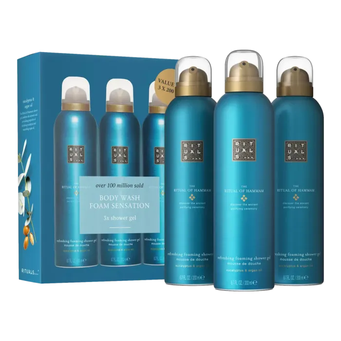 The Ritual of Hammam Shower Foam Value Pack