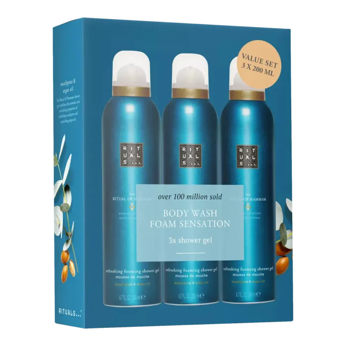 The Ritual of Hammam Shower Foam Value Pack