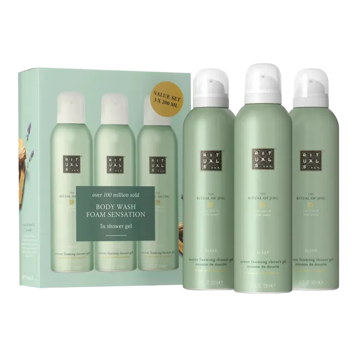 The Ritual of Jing Sleep Shower Foam Value Pack