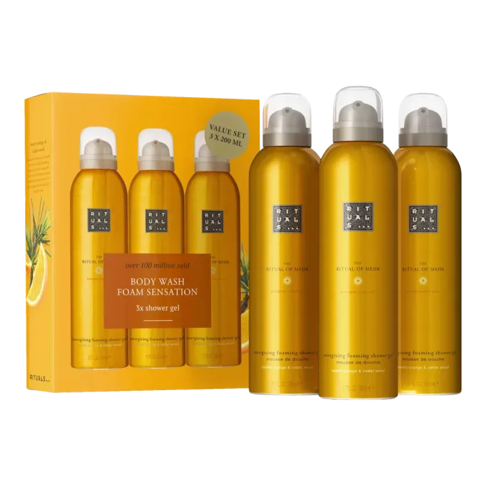 The Ritual of Mehr Shower Foam Value Pack
