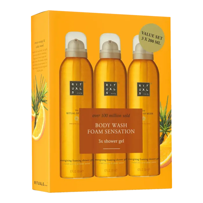 The Ritual of Mehr Shower Foam Value Pack