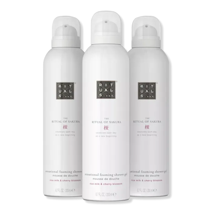 The Ritual of Sakura Shower Foam Value Pack