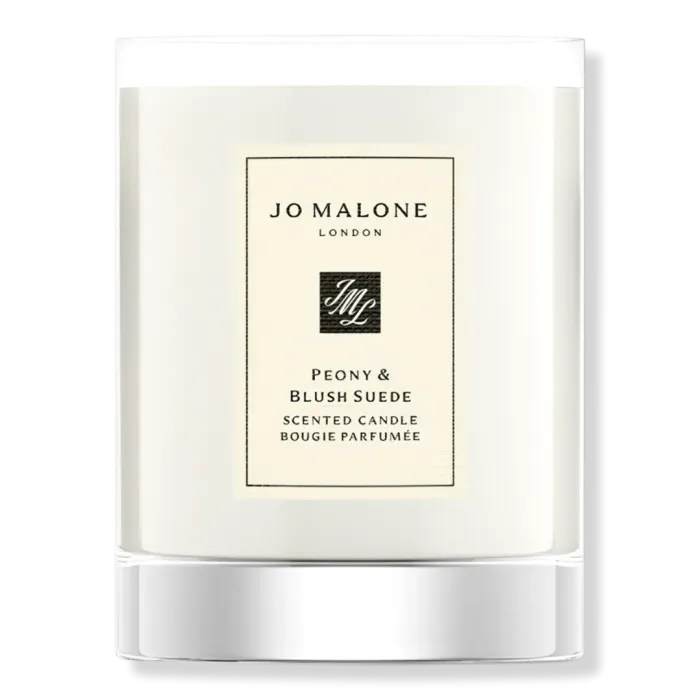 Peony & Blush Suede Scented Candle