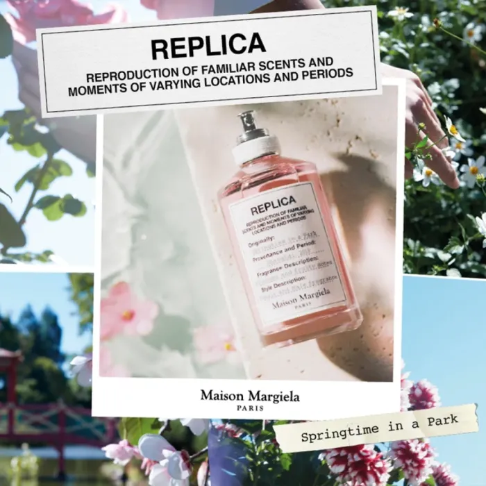 Replica Springtime In A Park