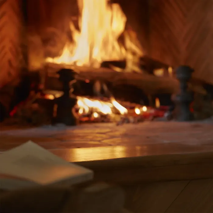 Replica By the Fireplace