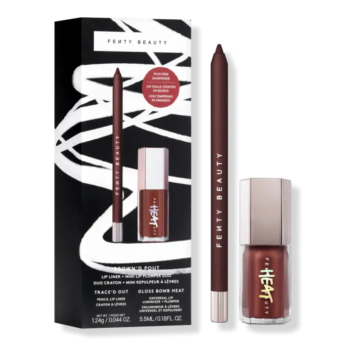 Brown'd Pout Lip Liner + Mini Lip Plumper Duo