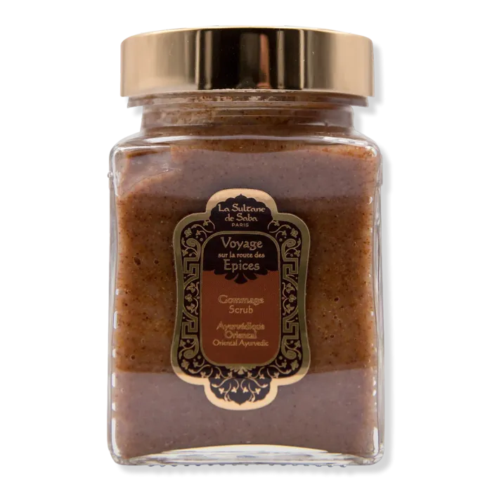 Body Scrub Oriental Ayurvedic Amber Vanilla Patchouli Fragrance