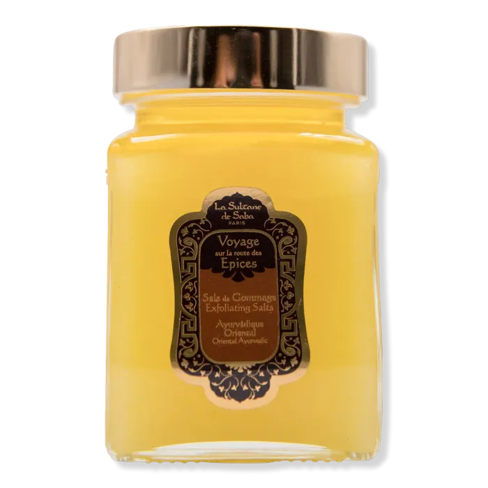 Exfoliating Salts Oriental Ayurvedic Amber Vanilla Patchouli Fragrance