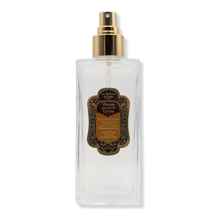 Moisturizing Mist Oriental Ayurvedic Amber Vanilla Patchouli Fragrance