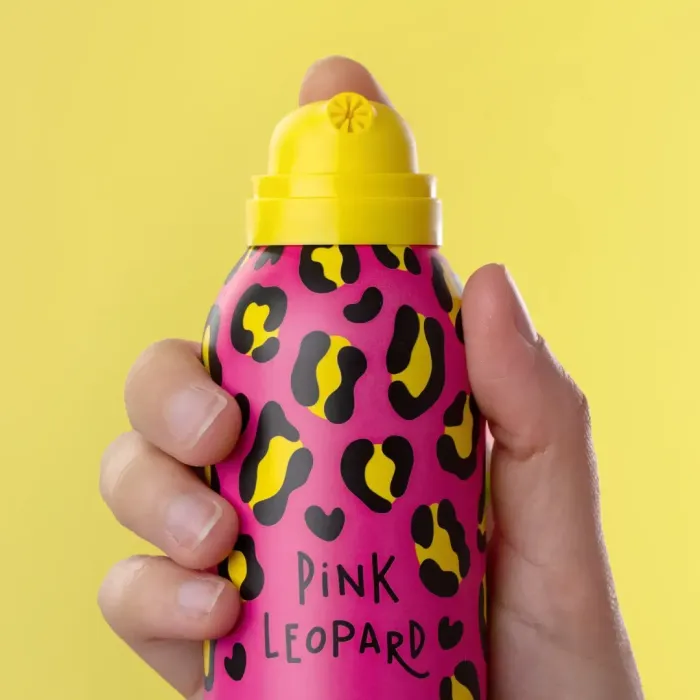 Pink Leopard Shower Foam