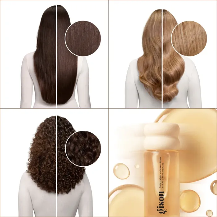 Honey Gloss Collagen Drops Hair Oil