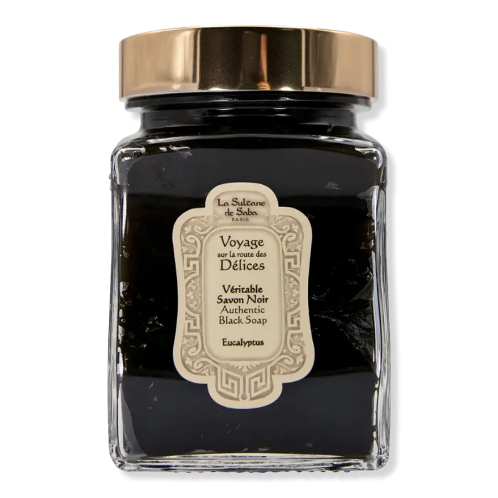 Real Black Soap With Eucalyptus Essential Oil
