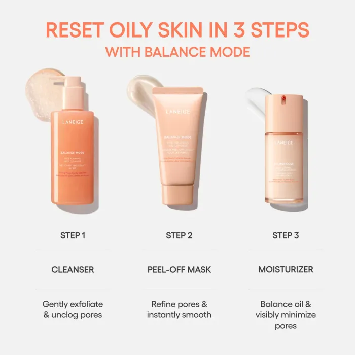 Balance Mode Rice Foaming Deep Cleanser