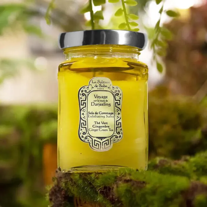 Exfoliating Salts Ginger Green Tea Fragrance