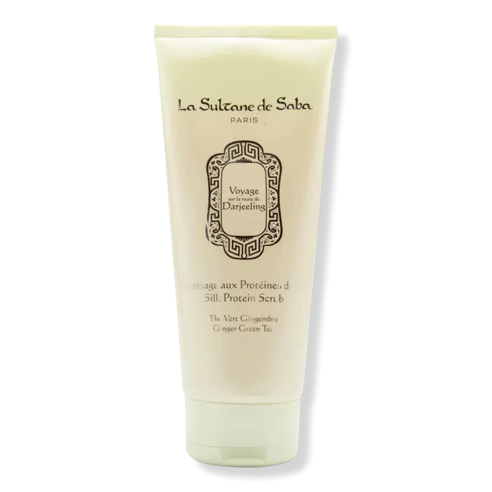 Silk Protein Scrub Ginger Green Tea Fragrance