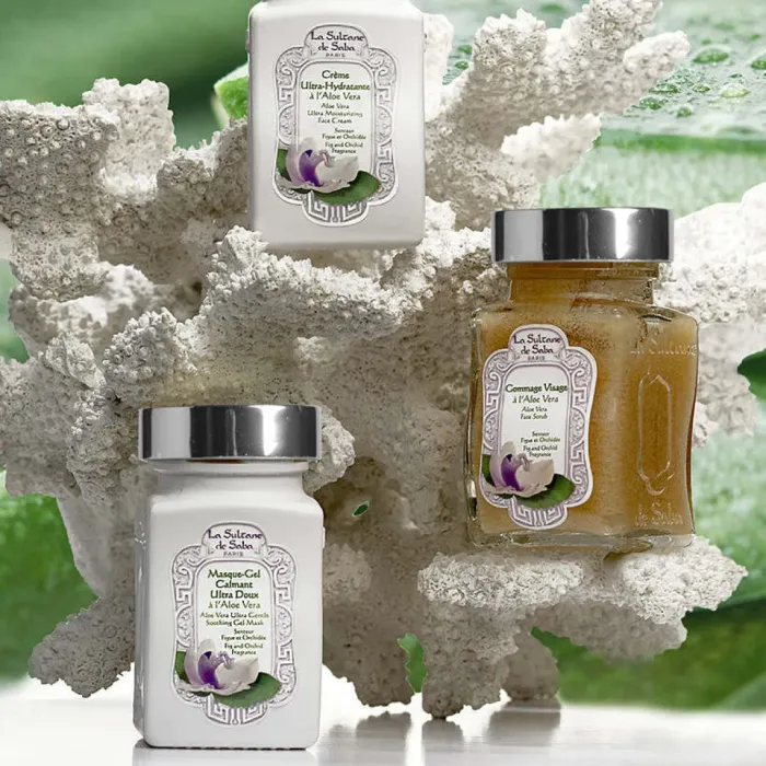 Aloe Vera Ultra Gentle Soothing Gel Mask Fig and Orchid Fragrance