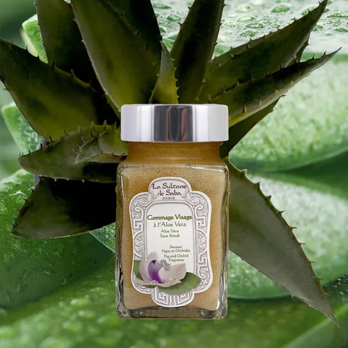 Aloe Vera Face Scrub Fig and Orchid Fragrance