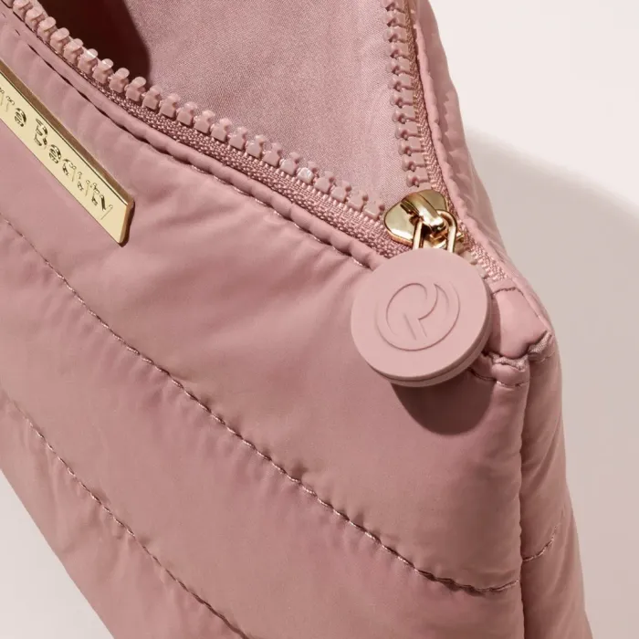 Find Comfort Puffy Makeup Bag - Mauve